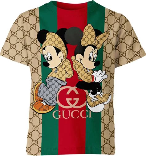 gucci minnie shirt|gucci mickey mouse print.